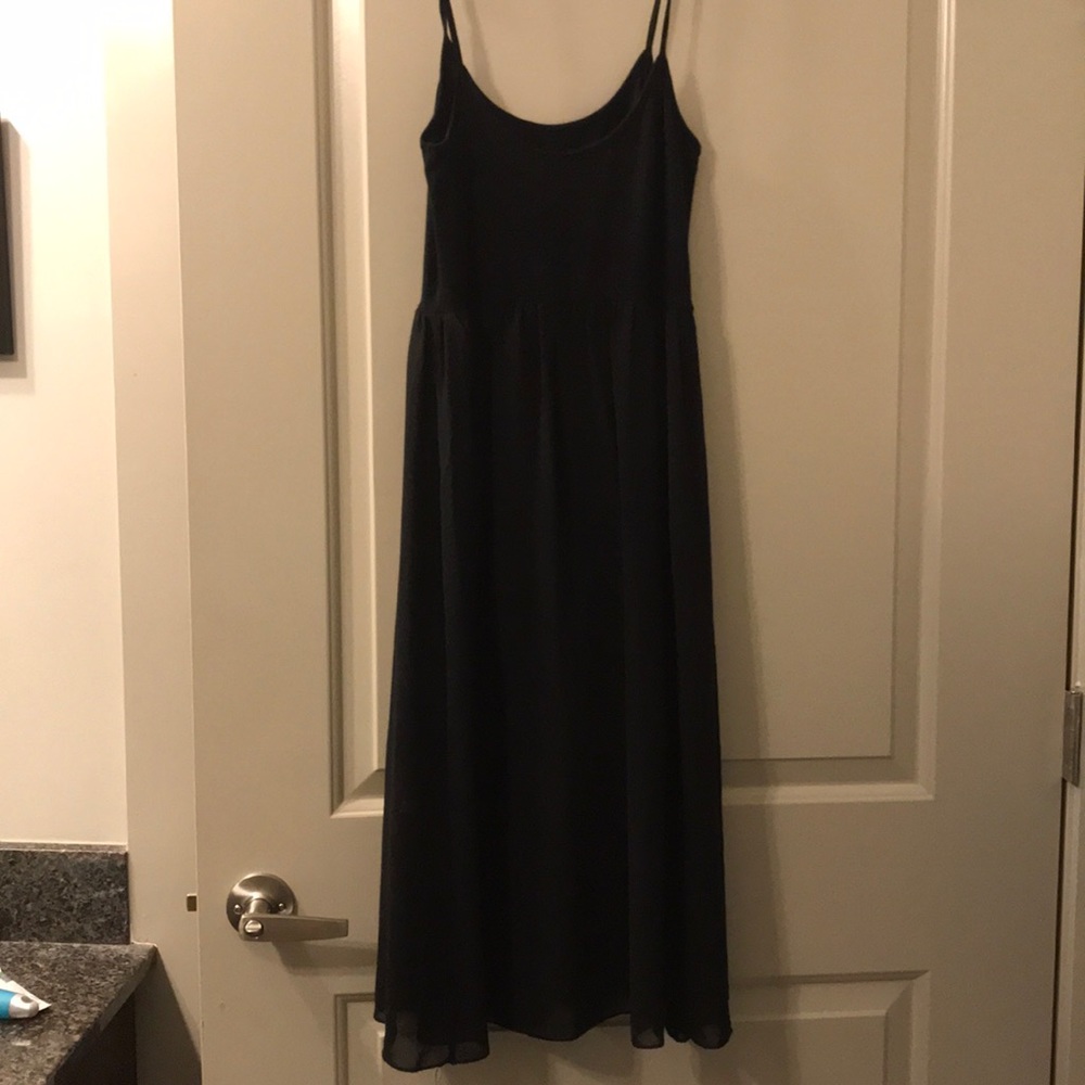 Forever 21 black midi dress, Size S